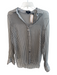 Theory Size S black and white Chiffon Button Up Long Sleeve Button Cuff Top black and white / S