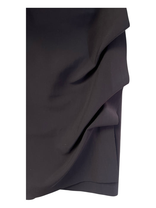 Chiara Boni Size 40 Black Polyamide Blend Off Shoulder Cap Sleeve Dress Black / 40