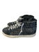 P448 Shoe Size EST 8 Gray & White Manmade Material Tweed Lace Up High Top Shoes Gray & White / EST 8