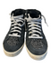 P448 Shoe Size EST 8 Gray & White Manmade Material Tweed Lace Up High Top Shoes Gray & White / EST 8