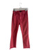 Mother Size 27 Red Cotton High Rise solid color Zip Fly Straight Leg Jeans Red / 27
