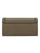 Chloe Taupe Leather Snap Stitching Continental Wallets Taupe