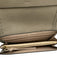 Chloe Taupe Leather Snap Stitching Continental Wallets Taupe