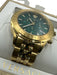 Versace Gold & Green Metal Case Men's Watch Gold & Green