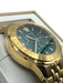 Versace Gold & Green Metal Case Men's Watch Gold & Green