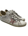 Golden Goose Shoe Size 42 White & Pink Leather Distressed Low Top Sneakers White & Pink / 42