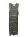 Varley Size Medium Sage green Cotton Knit Sleeveless Midi Dress Sage green / Medium