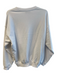 Beach Riot Size L White Cotton Blend Long Sleeve print on front Sweater White / L