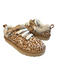 Ugg Shoe Size 9 Brown & Beige Manmade Material Round Toe Animal Print Shoes Brown & Beige / 9