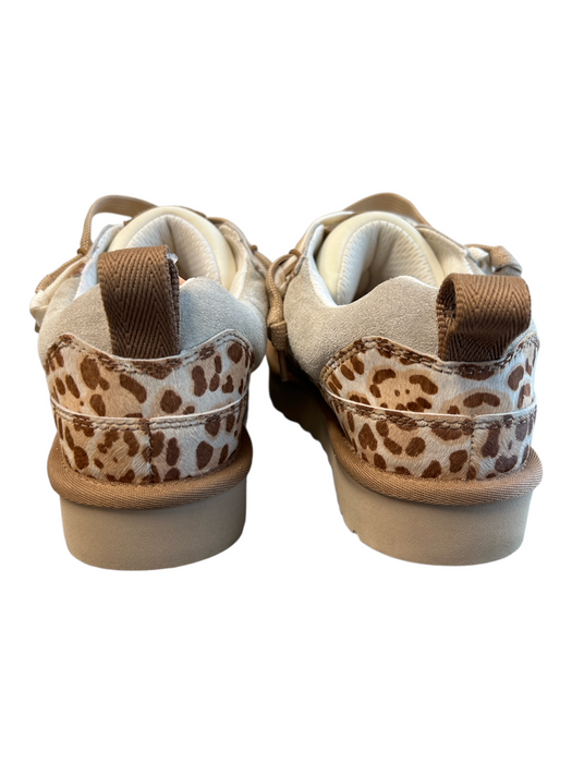 Ugg Shoe Size 9 Brown & Beige Manmade Material Round Toe Animal Print Shoes Brown & Beige / 9