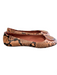 Tory Burch Shoe Size 9 Pink & Black Leather Upper Round Toe Animal Print Shoes Pink & Black / 9