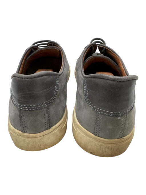 Frye Shoe Size 9.5 AS IS Gray & White Leather Solid Sneaker Men's Shoes Gray & White / 9.5