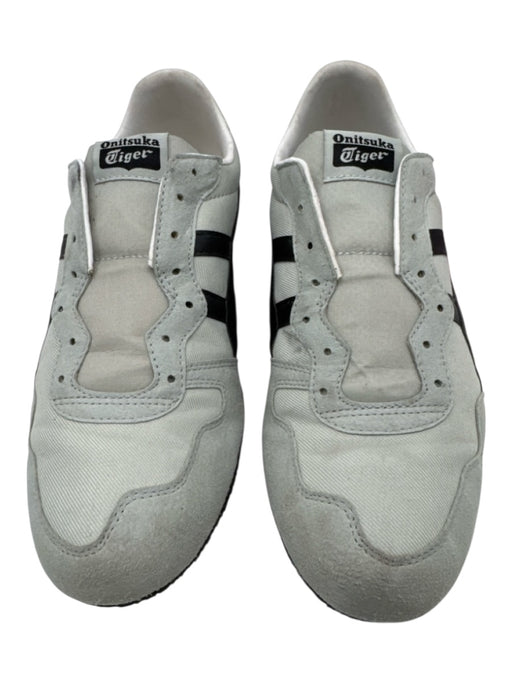 Onitsuka Tiger Shoe Size 9.5 White & Black Synthetic Solid Sneaker Men's Shoes White & Black / 9.5