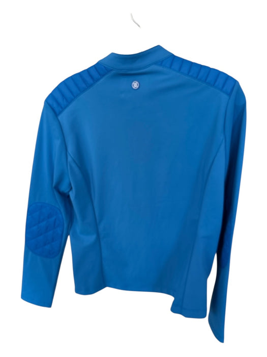 G/Fore Size S Blue Nylon Blend Long Sleeve Quilted Full Zip Athletic Jacket Blue / S