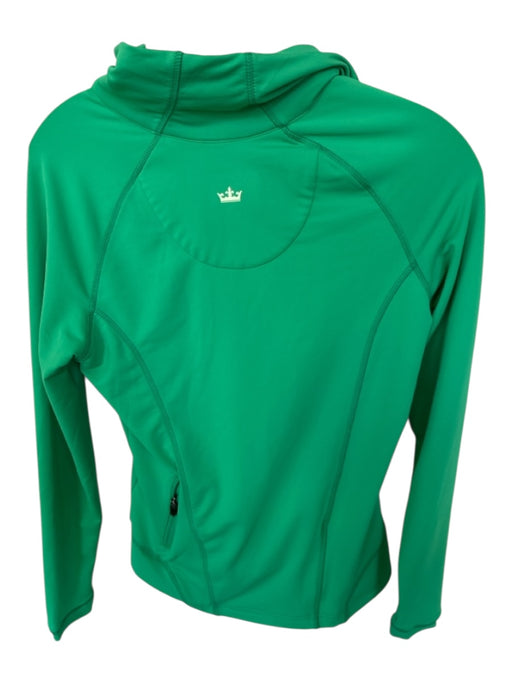 Peter Millar Size XS Green Polyester Blend Long Sleeve Full ZIp Athletic Jacket Green / XS