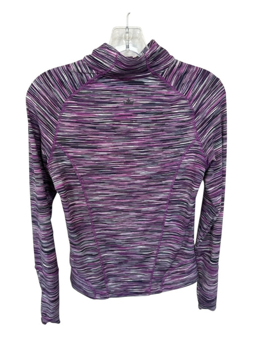 Peter Millar Size XS Purple & Black Polyester Blend Long Sleeve Full ZIp Jacket Purple & Black / XS