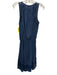 Ramy Brook Size M Dark Blue Polyester Blend Smocked Waist Knee Length Dress Dark Blue / M