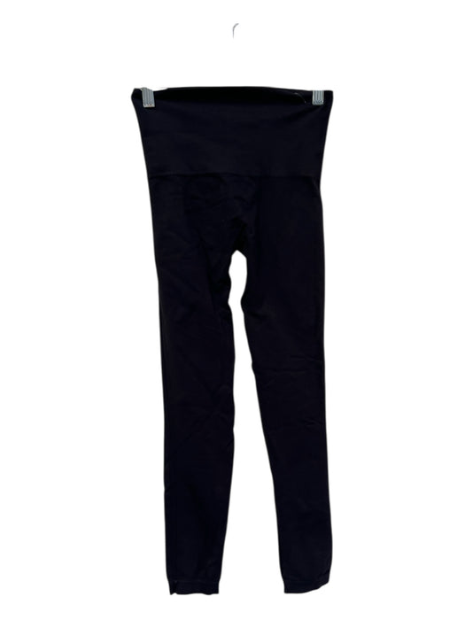 Spanx Size S Black Nylon Blend High Waist Pull On Cropped Stretch Leggings Black / S