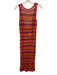 MNG Size 4 Pink, Orange, Beige Cotton Sleeveless Knit Stripe Coverup Dress Pink, Orange, Beige / 4