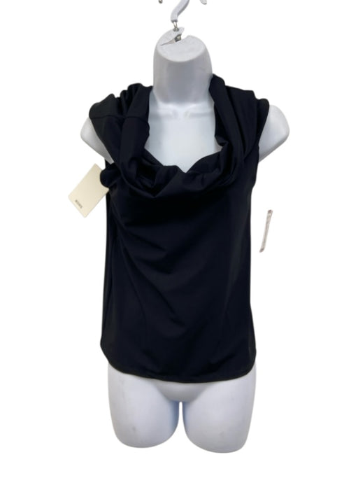 Rohe Size 38 Black Polyamide & Elastane Off Shoulder Asymmetrical Top Black / 38