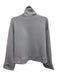 Spanx Size M Blue Gray Tencel Blend Long Sleeve Heathered Split Sides Sweater Blue Gray / M