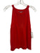 Cotton by Autumn Cashmere Size M Red Cotton Sleeveless Knit Pattern Top Red / M