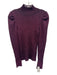 Esqualo Size S Purple & Black Viscose Blend Long Sleeve Ribbed Sweater Purple & Black / S