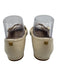 Sam Edelman Shoe Size 8.5 Cream White Patent Leather Pointed Toe Buckles Flats Cream White / 8.5