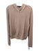 Beautiful People Size Small Blush Beige Tencel Blend Long Sleeve Hood Knit Top Blush Beige / Small