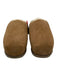 Ugg Shoe Size 8 Tan Suede Shearling Lined Rounded Toe Platform Mule Flats Tan / 8