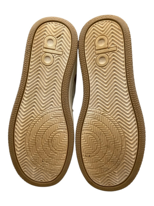 Alo Yoga Shoe Size 7.5 Taupe & Cream Leather Colorblock Lace Up Low Top Sneakers Taupe & Cream / 7.5