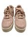 Nike Shoe Size 7.5 Blush Pink & Cream Suede Low Top Lace Up Platform Sneakers Blush Pink & Cream / 7.5