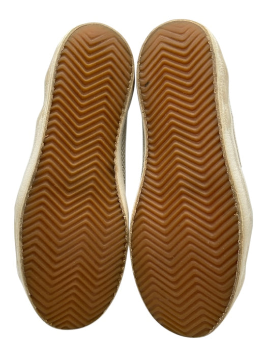 Golden Goose Shoe Size 37 Beige, White, Black Textile & Leather Lace Up Sneakers Beige, White, Black / 37