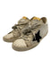 Golden Goose Shoe Size 37 Beige, White, Black Textile & Leather Lace Up Sneakers Beige, White, Black / 37