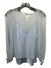 Sablyn Size XS Light Blue Silk Chiffon Overlay smocked cuffs Cami Top Light Blue / XS