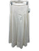 Anthropologie Size 6 Cream Linen & Cotton Back Zip Paneled Pleat Detail Pants Cream / 6