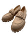 AGL Shoe Size 38 Beige Pink Leather round toe Lug sole Loafer Flats Beige Pink / 38