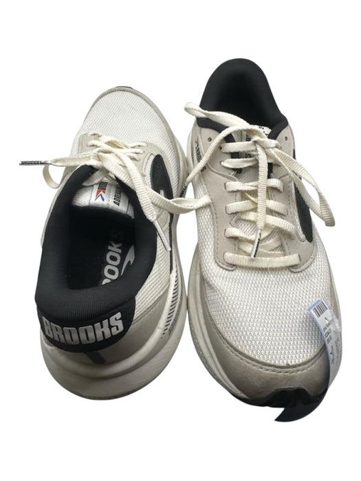 Brooks Shoe Size 7.5 White & Black Canvas Athletic Sneakers White & Black / 7.5