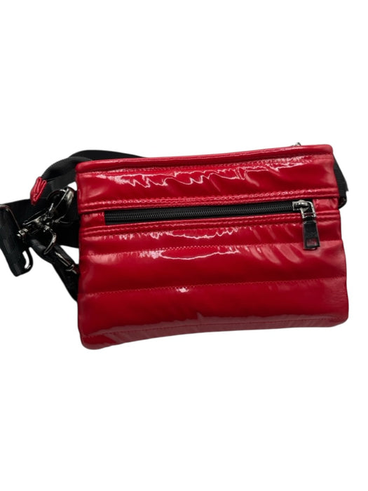 Think Royln Red & Black Polyester Zip Close Rectangle Crossbody Bag Red & Black / S