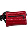 Think Royln Red & Black Polyester Zip Close Rectangle Crossbody Bag Red & Black / S