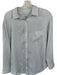 Rails Size S Ivory & Navy Lycocell Long Sleeve Striped Button Down Top Ivory & Navy / S