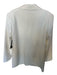 Liverpool Size M Ivory Polyester Blend Shoulder Pads Long Sleeve 1 Button Jacket Ivory / M