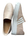 Silent D Shoe Size 38 Blush & White Leather Platform Laceless Athletic Sneakers Blush & White / 38