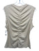 Ulla Johnson Size XL Light Yellow Cotton Ruffle Cap Sleeve Gathered Top Light Yellow / XL