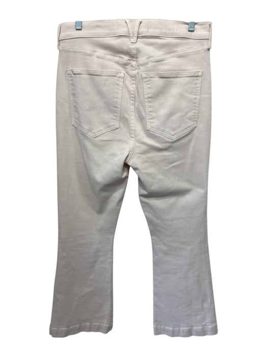 Veronica Beard Jeans Size 30 Pale Pink Cotton Denim High Rise Flare Jeans Pale Pink / 30