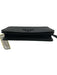 Prada Black Saffiano Leather Flap Logo Wristlet WOC Bag Black / Mini