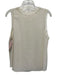 5a7 Cinq a Sept Size L Ivory Cream Silk Crochet Trim Sleeveless Tank Top Ivory Cream / L