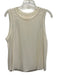5a7 Cinq a Sept Size L Ivory Cream Silk Crochet Trim Sleeveless Tank Top Ivory Cream / L