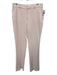 Cinq a Sept Size 10 Light Pink Triacetate Blend Zip & Button Pockets Pants Light Pink / 10