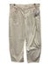 Nili Lotan Size 10 Beige Cotton Blend Zip & Hook Closure Pockets Wide Leg Pants Beige / 10